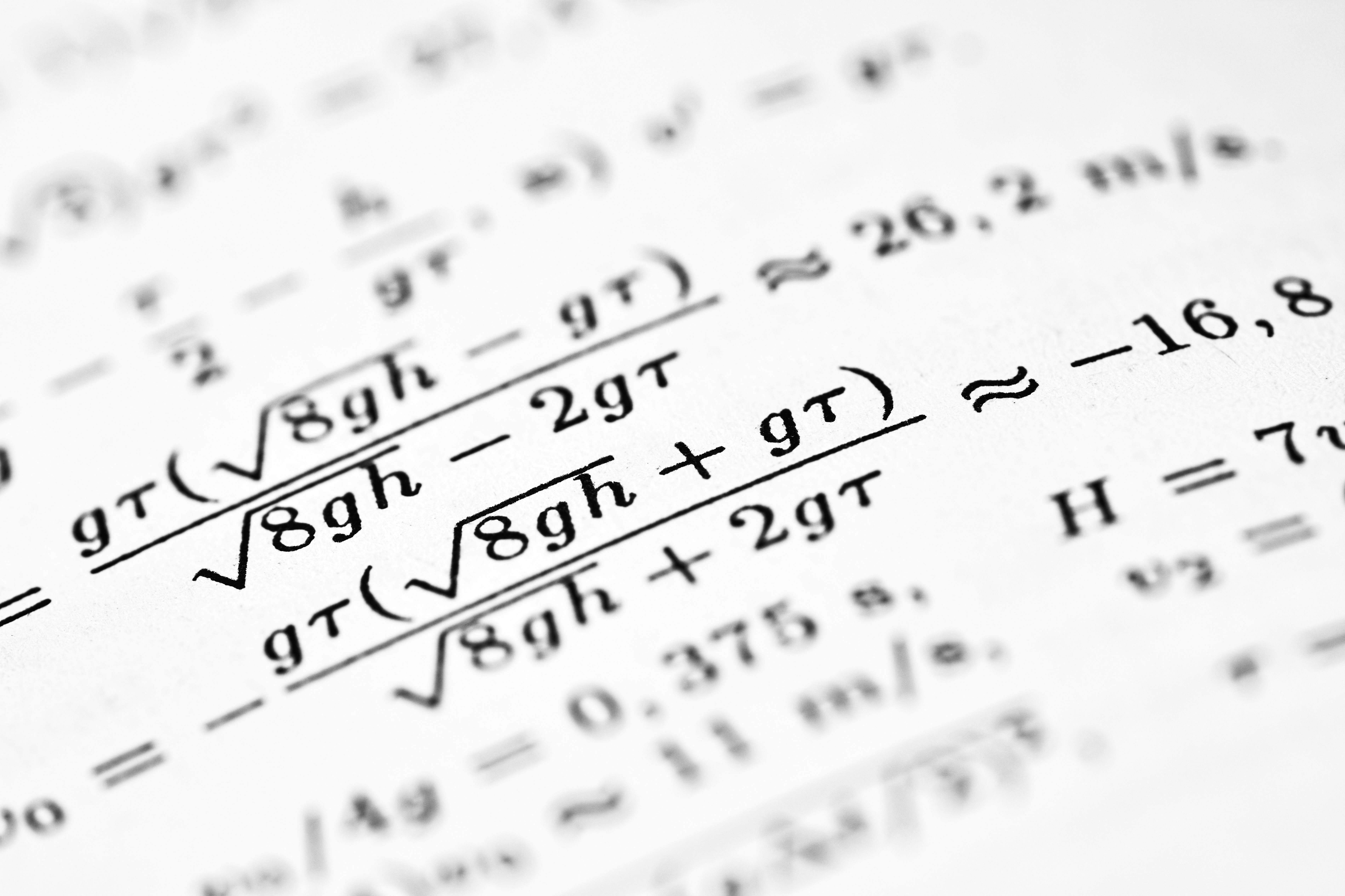 School science book close-up.